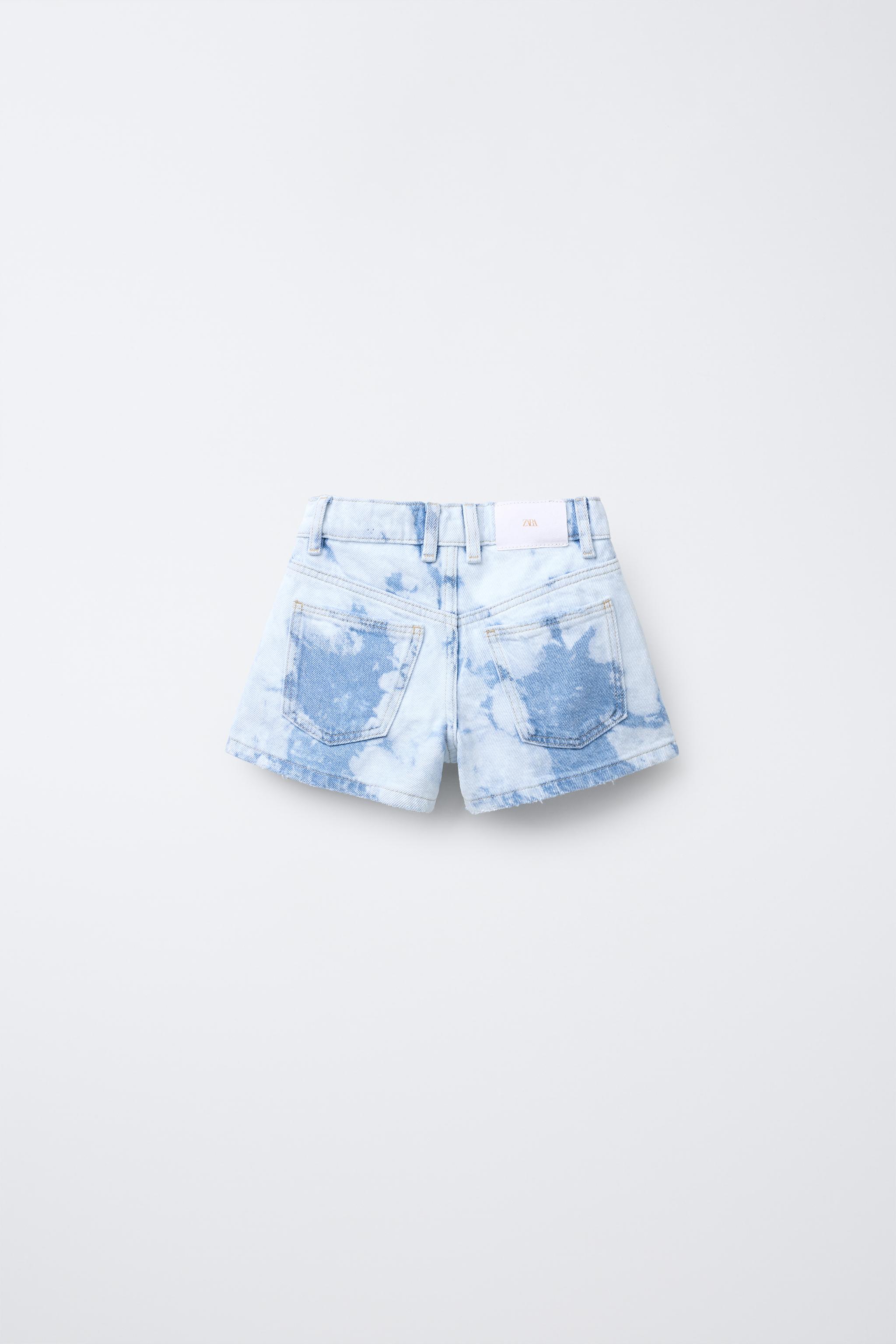 SHORT EN DENIM TIE DYE